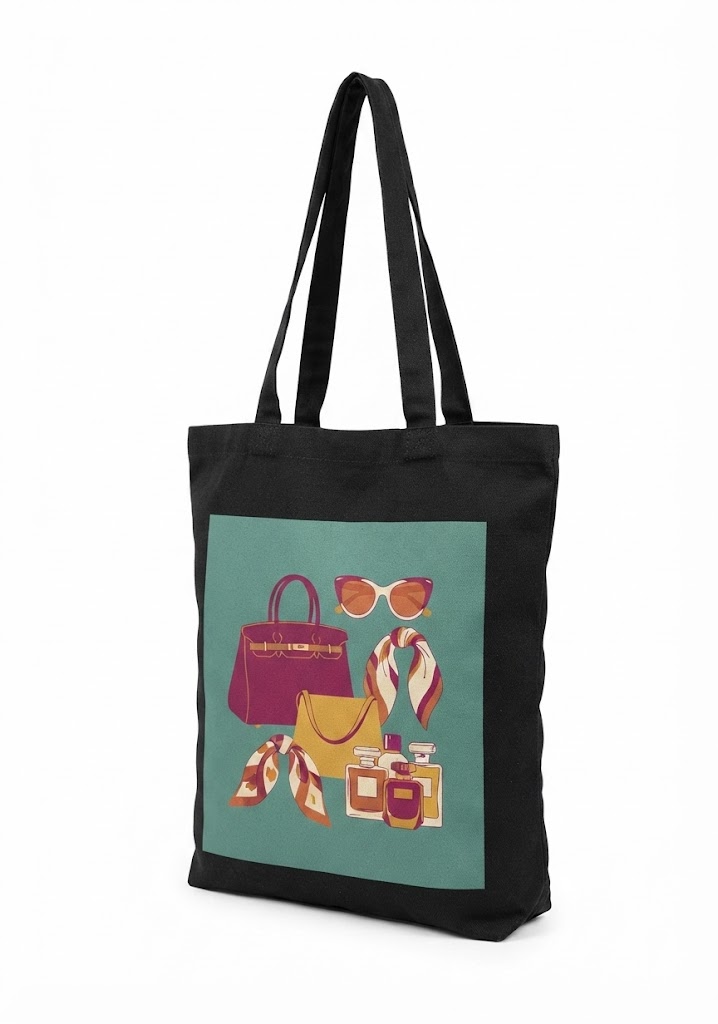 Unisex Tote Bag Zipper